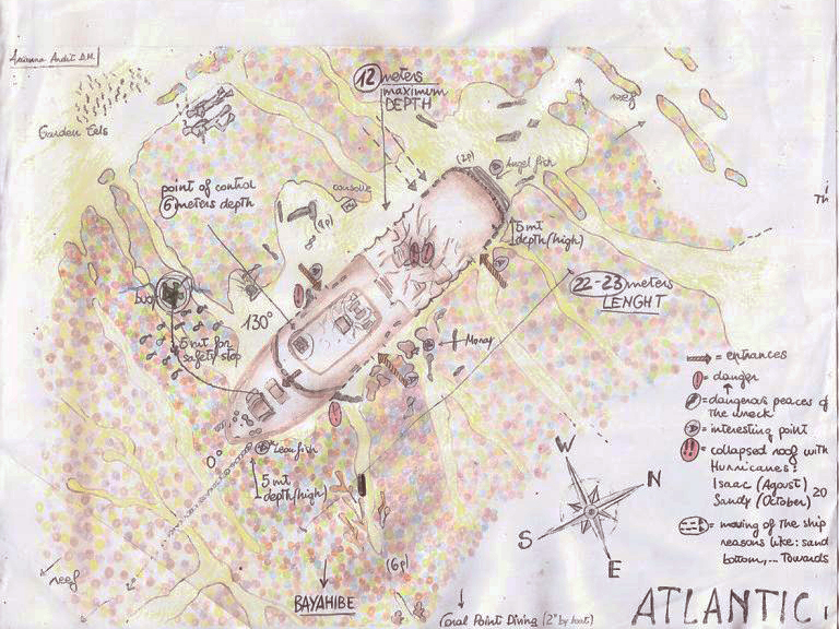 Atlantic Princess map